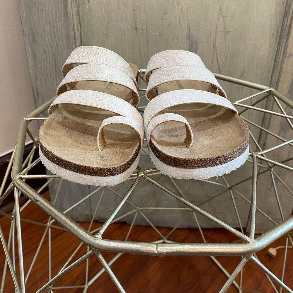 Makalu California Women’s Sandals White Olivia Size 8.5